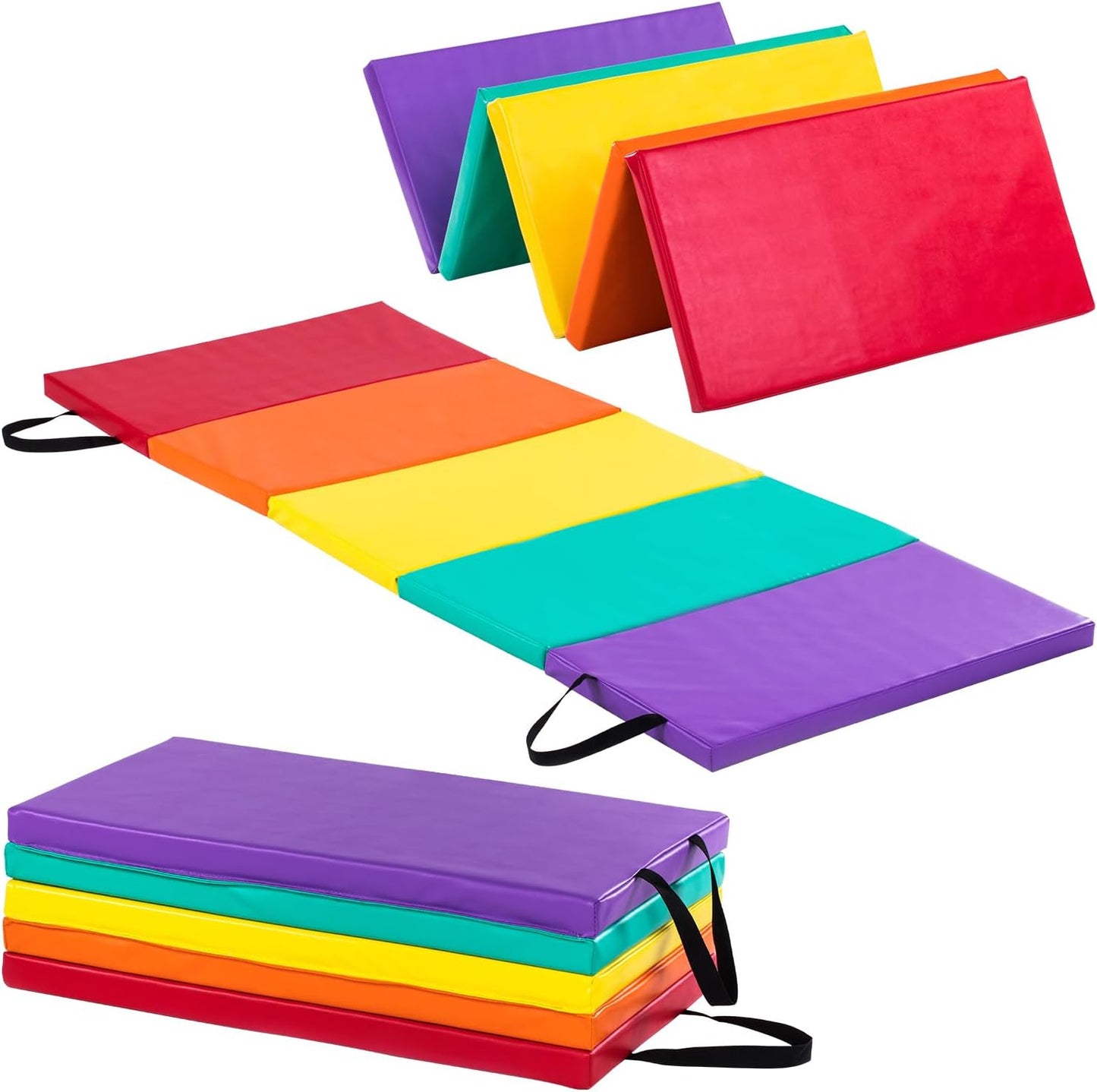 Kids Gymnastics Mat - Foldable Fun at Home