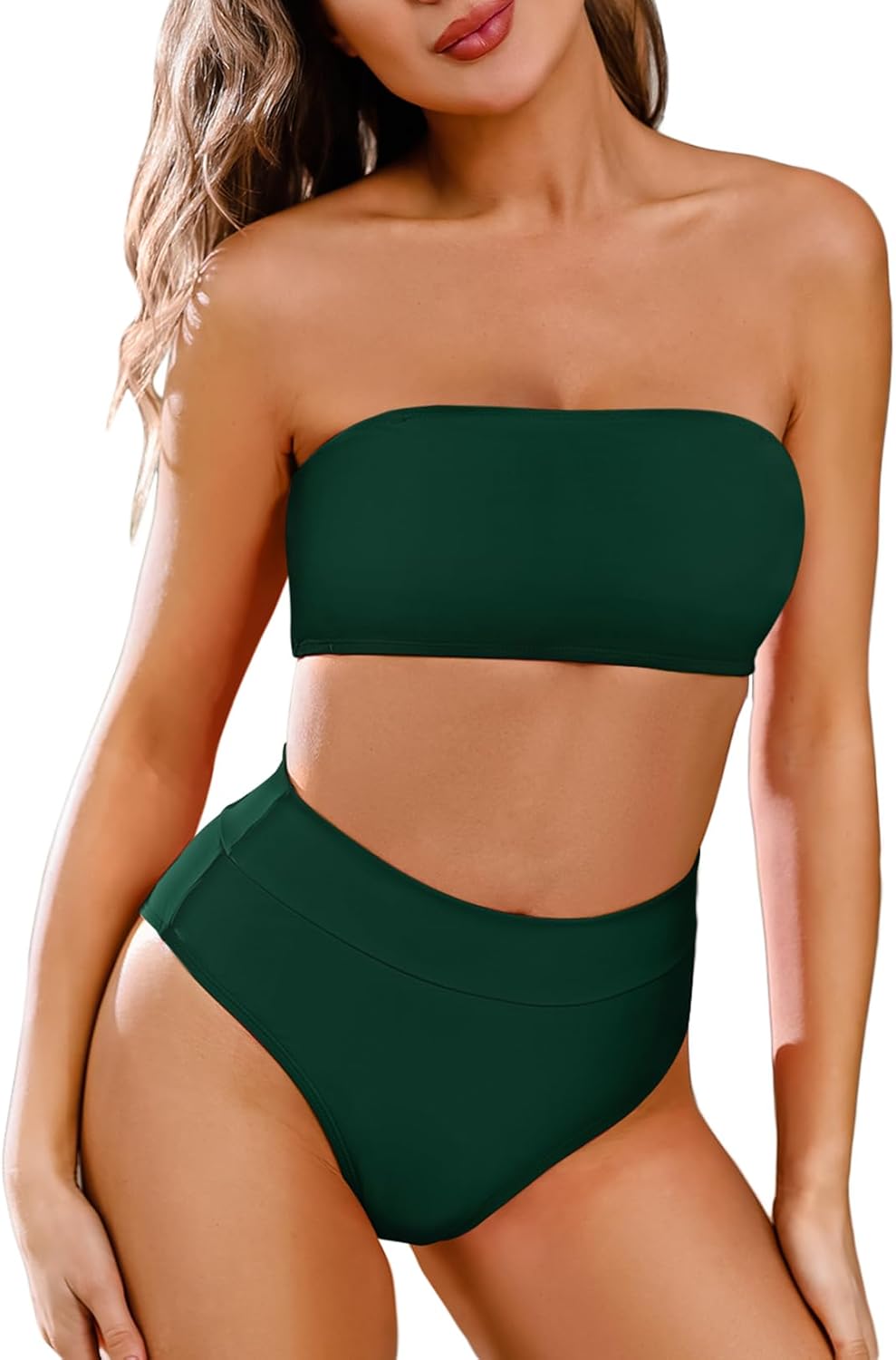 Pink Queen Women's High Waist Cheeky Bikini Set for Summer Fun