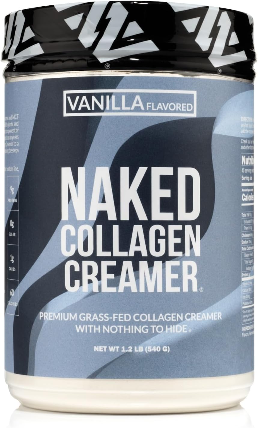 Vanilla Collagen Creamer - Hair, Skin, Nails Support - 40 Servings