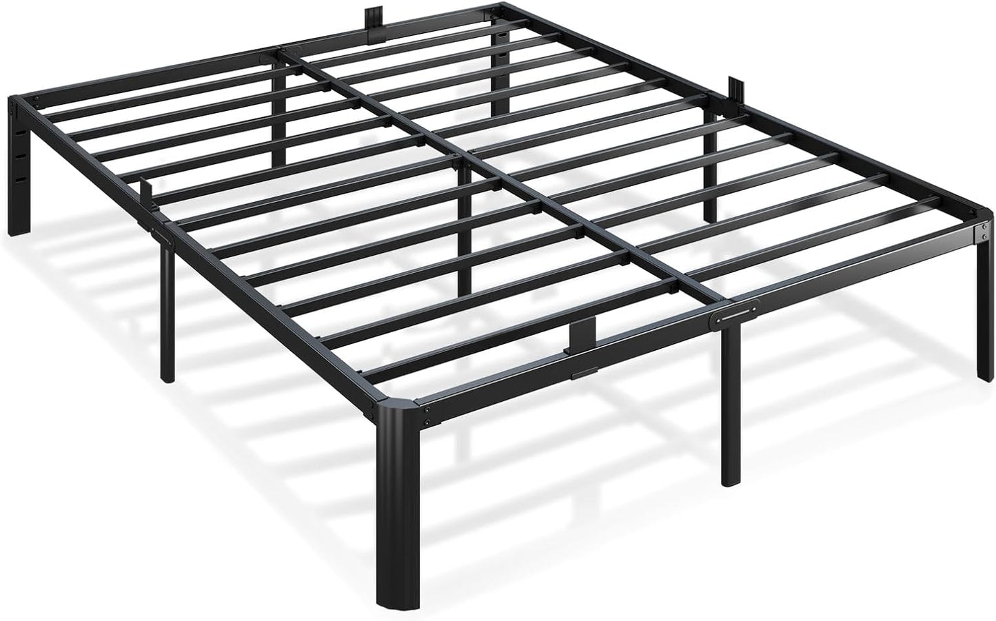 Metal Bed Frame Full Size with 14 Inch Clearance for Storage