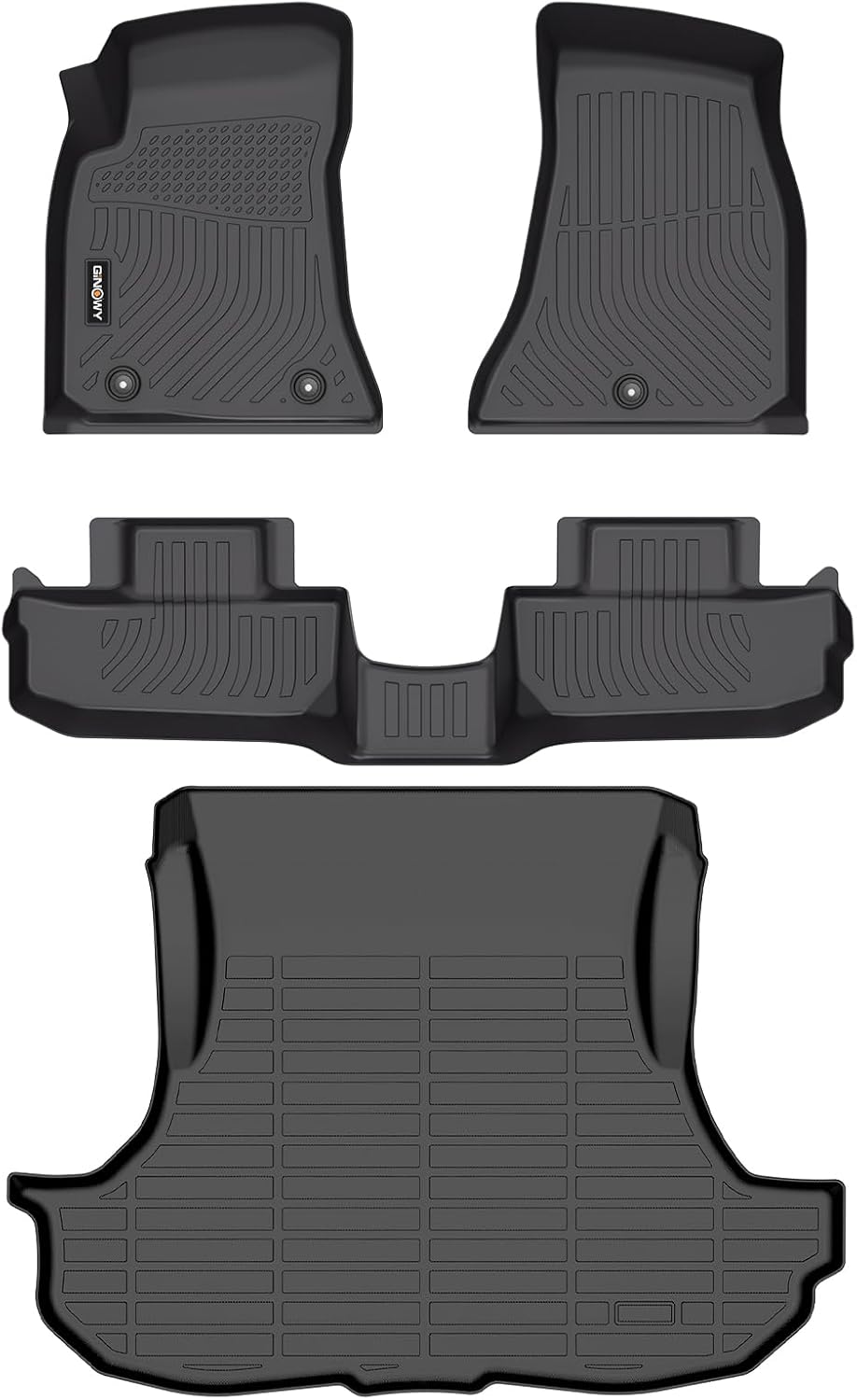 Custom Fit TPE All Weather Floor Mats for Dodge Challenger 2015-2023