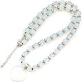 Natural Aventurine Heart Pendant Beaded Necklace - Healing Green