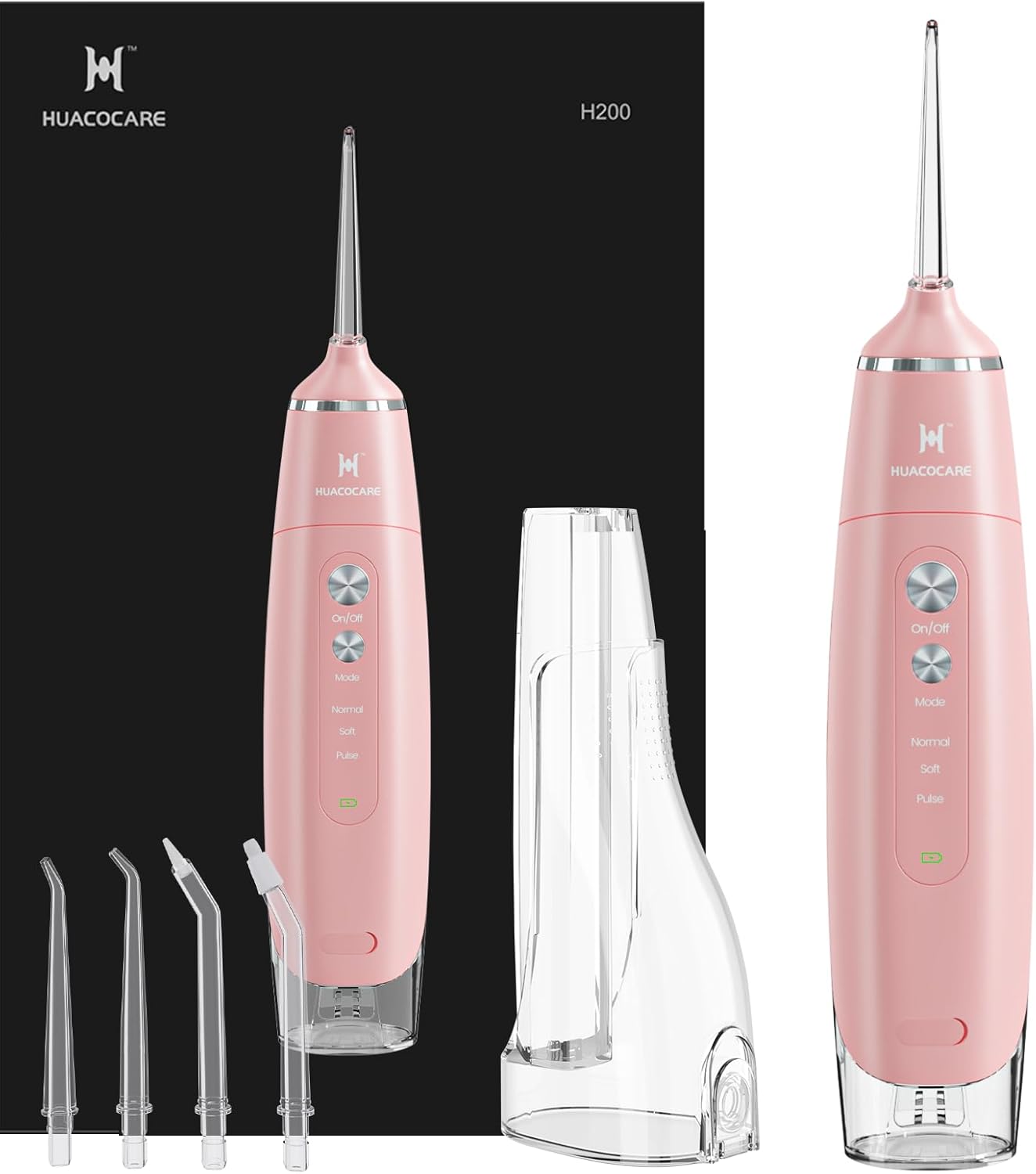 Water Flosser with Dual Tanks for Home and Travel Use