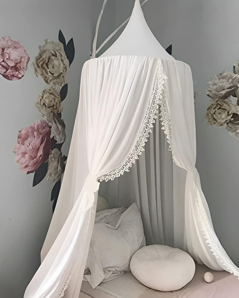 Pom Pom Mosquito Net for Dreamy Sleep | OldPAPA Canopy