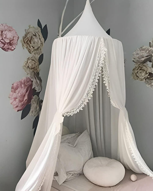 Pom Pom Mosquito Net for Dreamy Sleep | OldPAPA Canopy