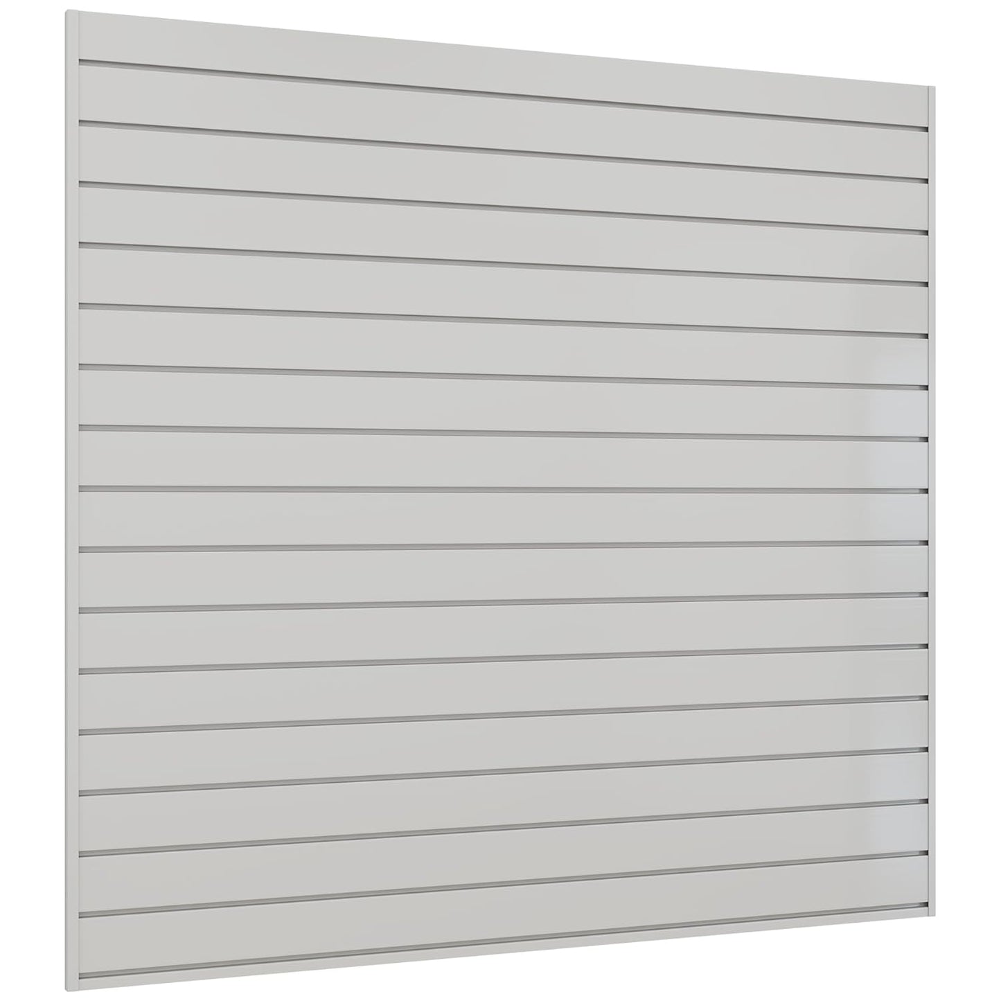 Interlocking Slatwall Panel 4 FT x 4 FT for Garage Storage