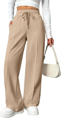 Wide Leg Sweatpants Women High Waisted Baggy Sweat Pants - Elevated on