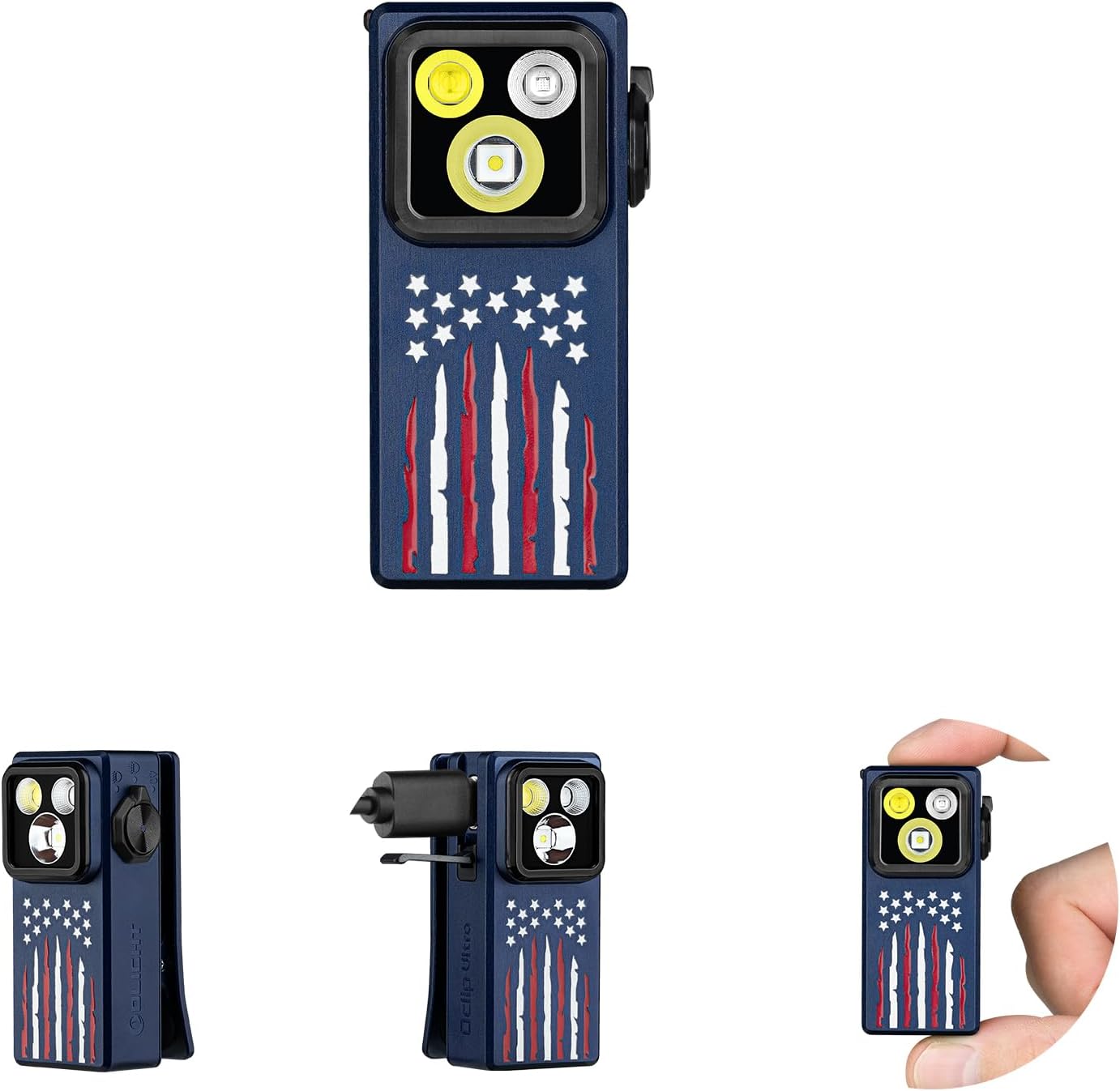 Oclip Ultra EDC Flashlight: 530 Lumens, 3-in-1 Light Features