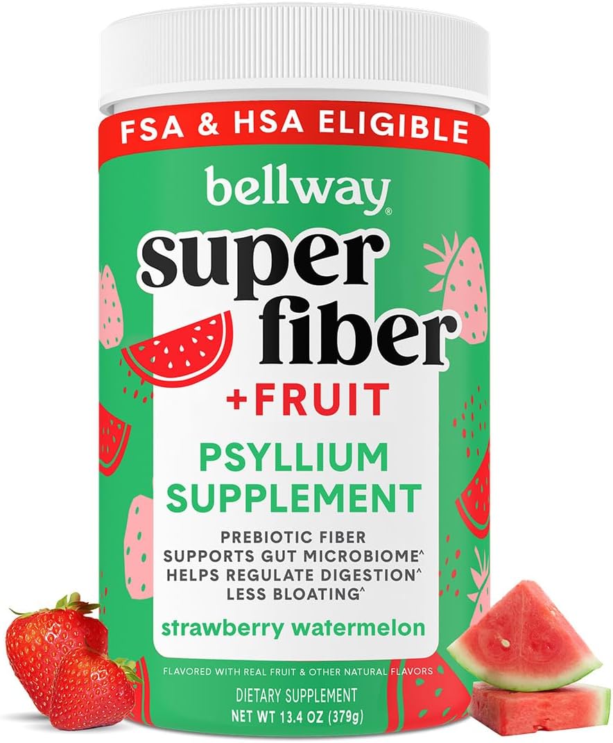 Bellway Super Fiber Powder for Digestive Health & Regularity