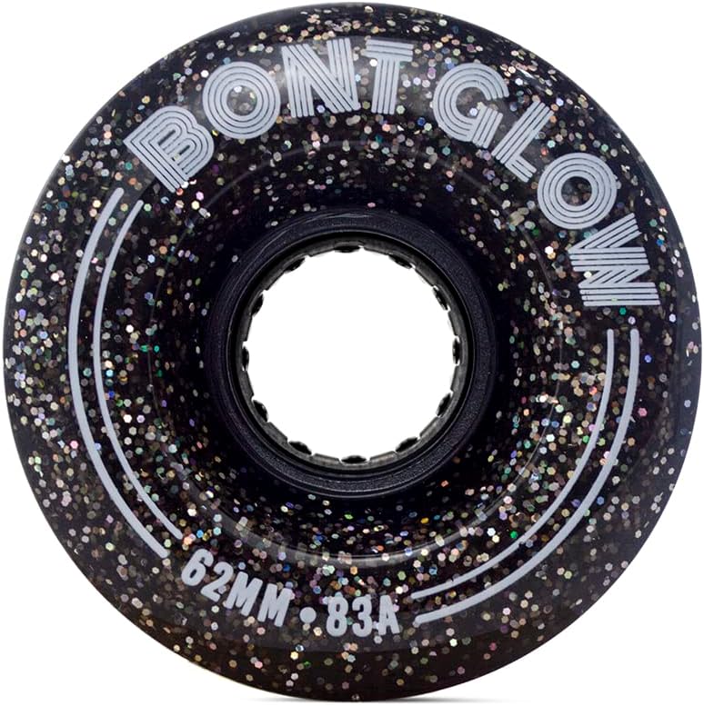 Bont Glow Light Up LED Quad Roller Skate Wheels for Fun Skating