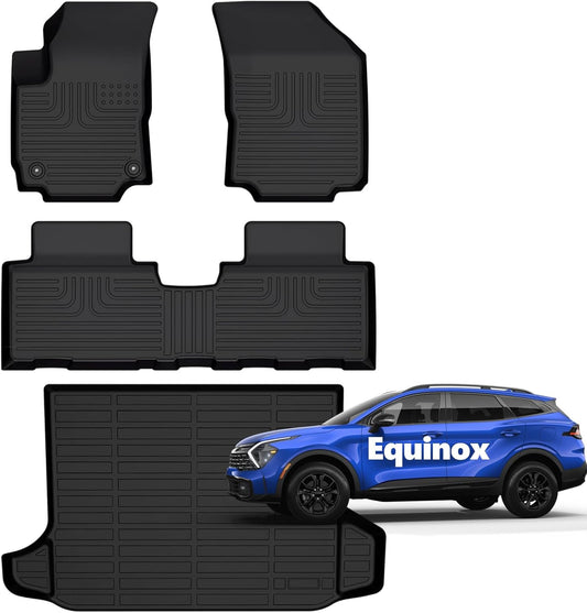 Custom Fit All Weather Floor Mats for Chevy Equinox 2018-2024