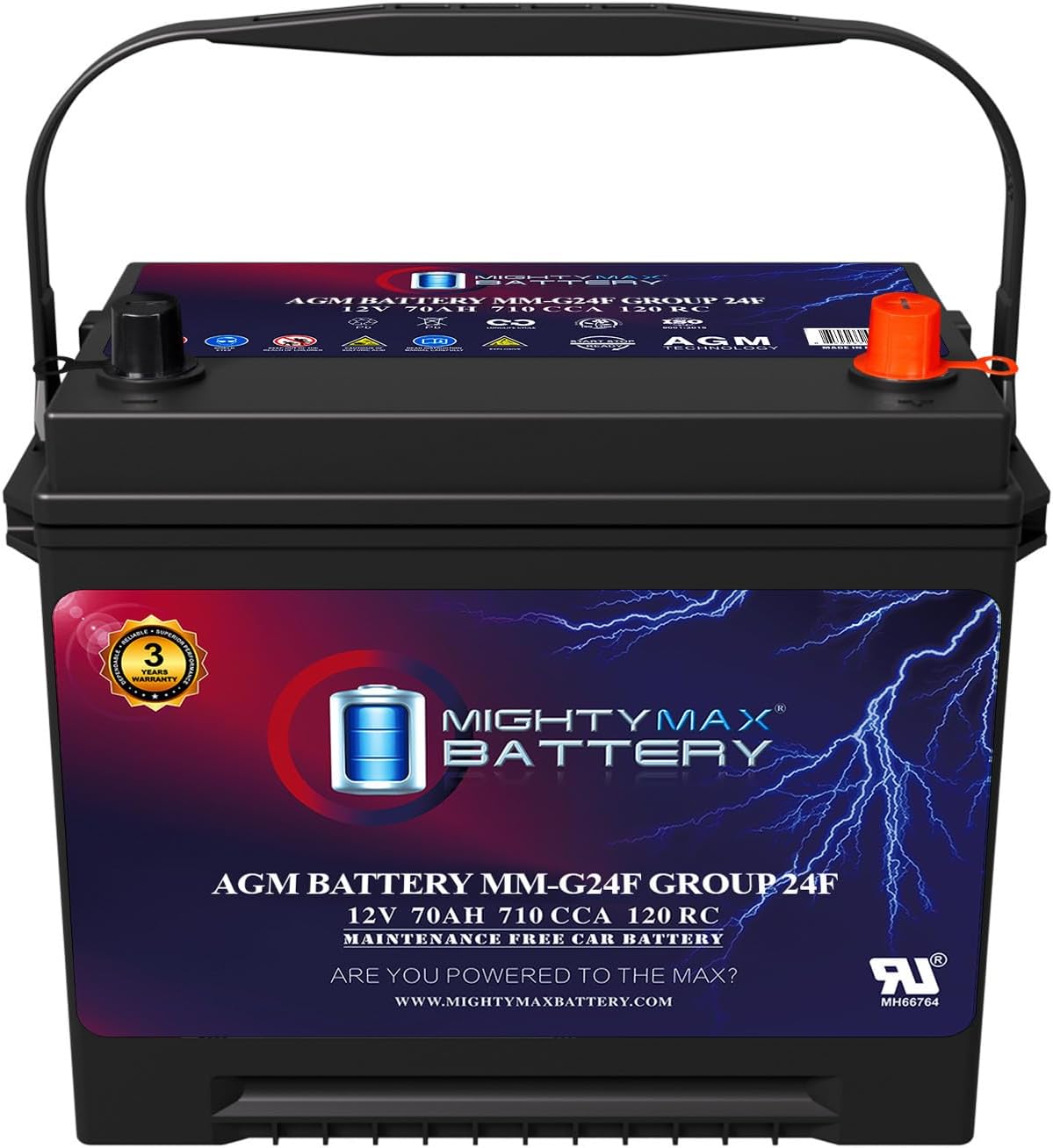 Mighty Max Battery MM-G24F: Reliable AGM Car Battery for All Seasons