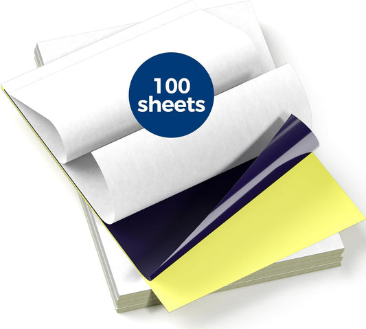 Itari Tattoo Transfer Paper - 4-Layer Stencil Sheets, A4 Size, 100PCS