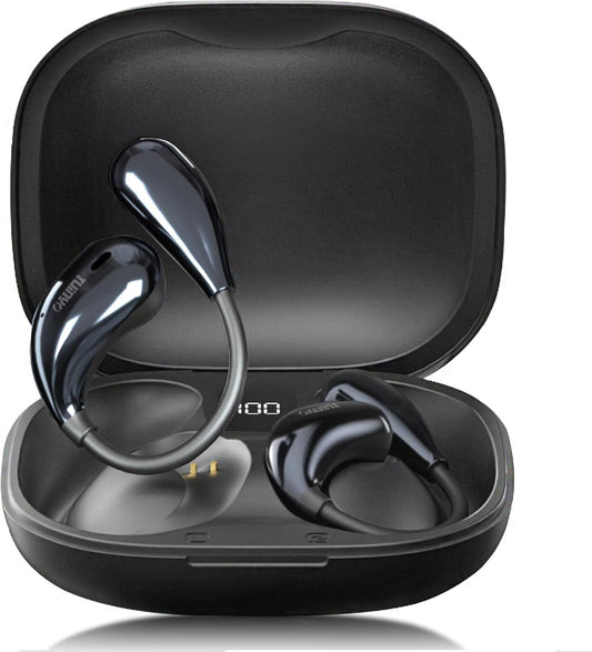 Wireless Open Ear Headphones, 25Hrs Playtime, Premium Sound
