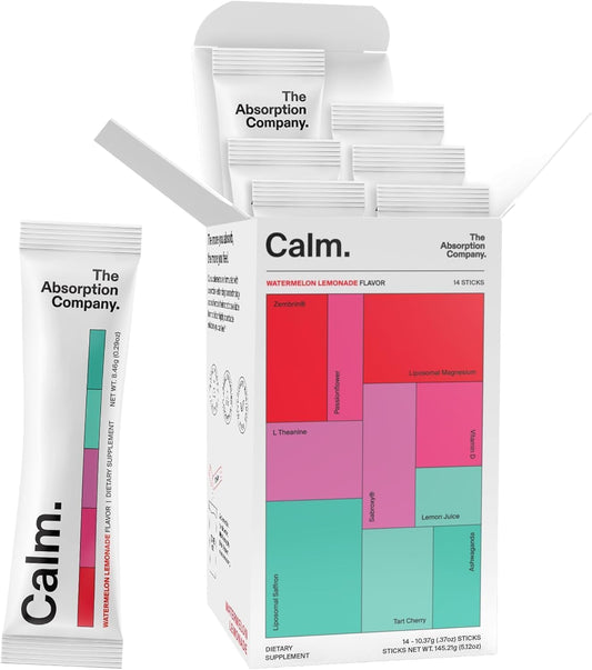 Calm Drink Mix for Relaxation with Magnesium and Ashwagandha