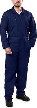 Kolossus Coveralls for Men Long Sleeve Cotton Blend Jumpsuit