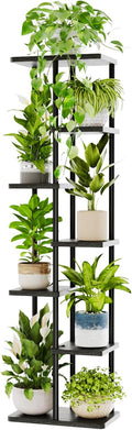 Tall Plant Stand Indoor Corner 7 Tier Metal Shelf - Space Saving