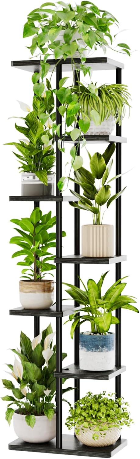Bamworld Tall Plant Stand Indoor for Stylish Home Decor