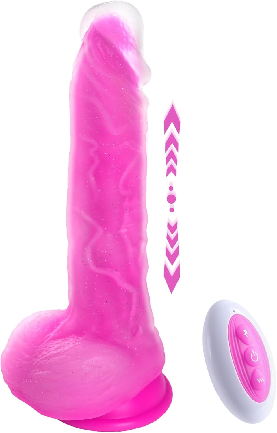 Tracys Dog Thrusting Dildo Vibrator - 9.25in Realistic Pleasure