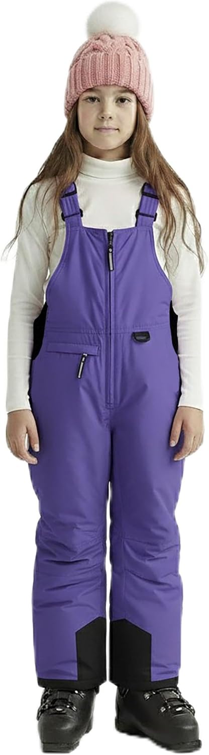 Arctic Quest Classic Ski & Snow Bib Overall for Kids Comfort