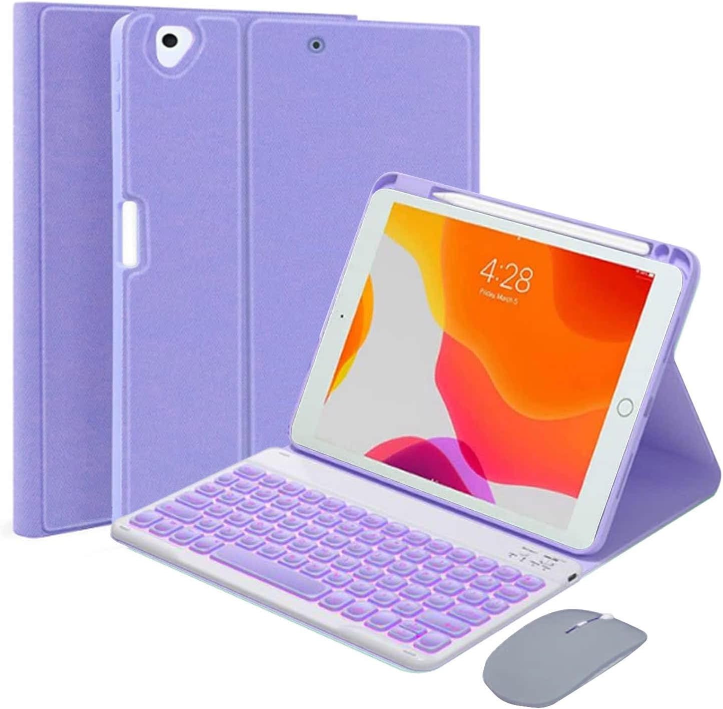 Backlit Keyboard Case for iPad Air 11 Inch with Mouse & Cover
