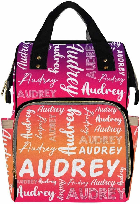 Personalized Kids Diaper Bag - Custom Name Backpack