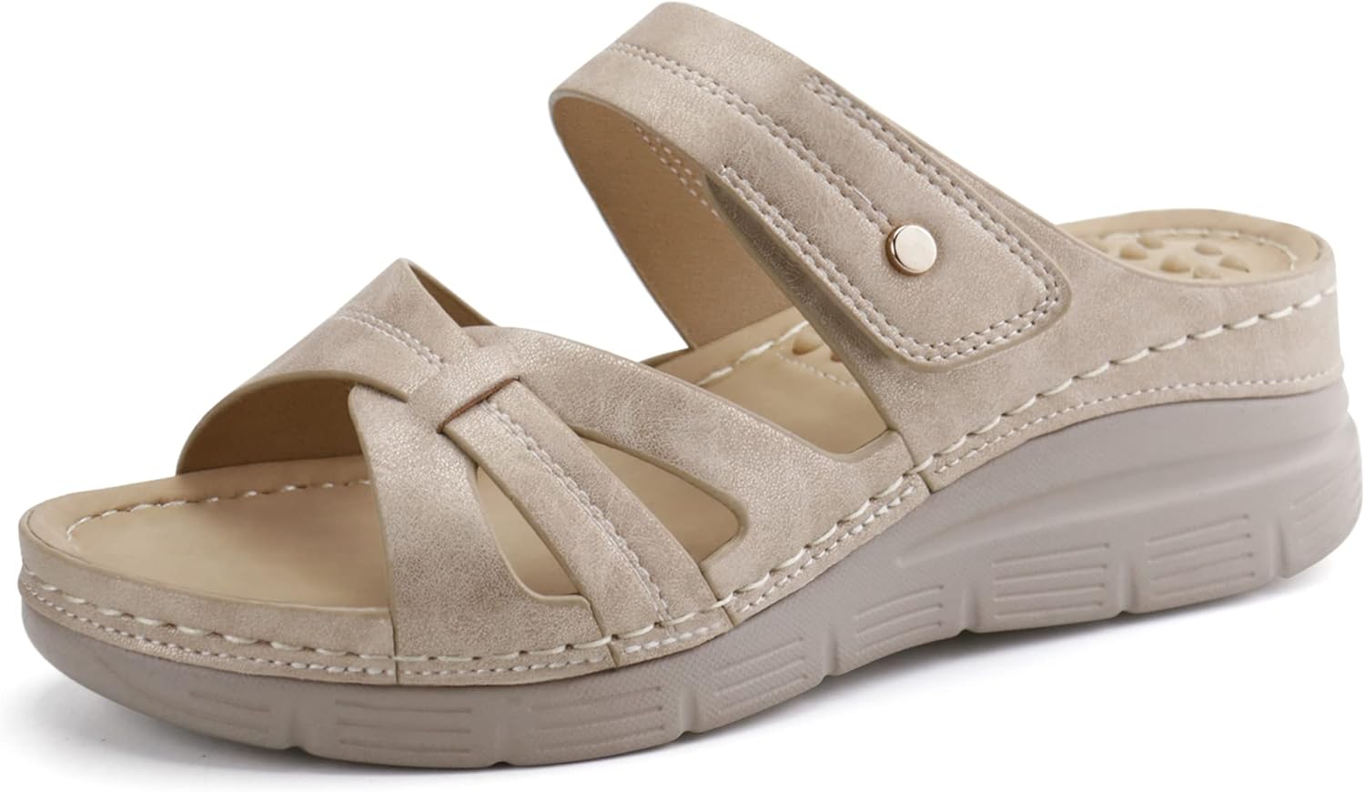 Ortho+rest Women Orthotic Slides with Arch Support for Comfort