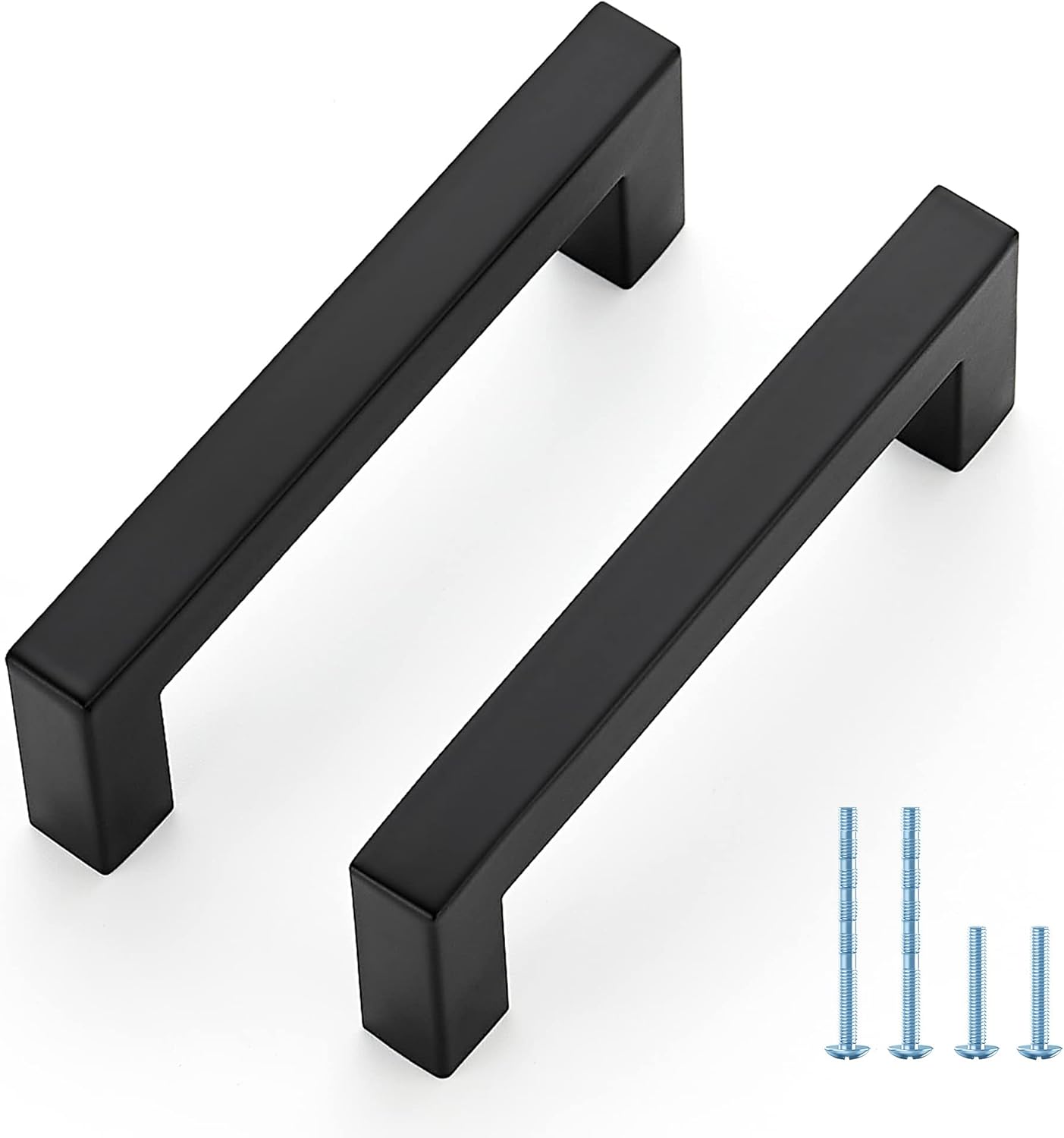 25 Pack Matte Black Cabinet Pulls for Stylish Kitchen Upgrade