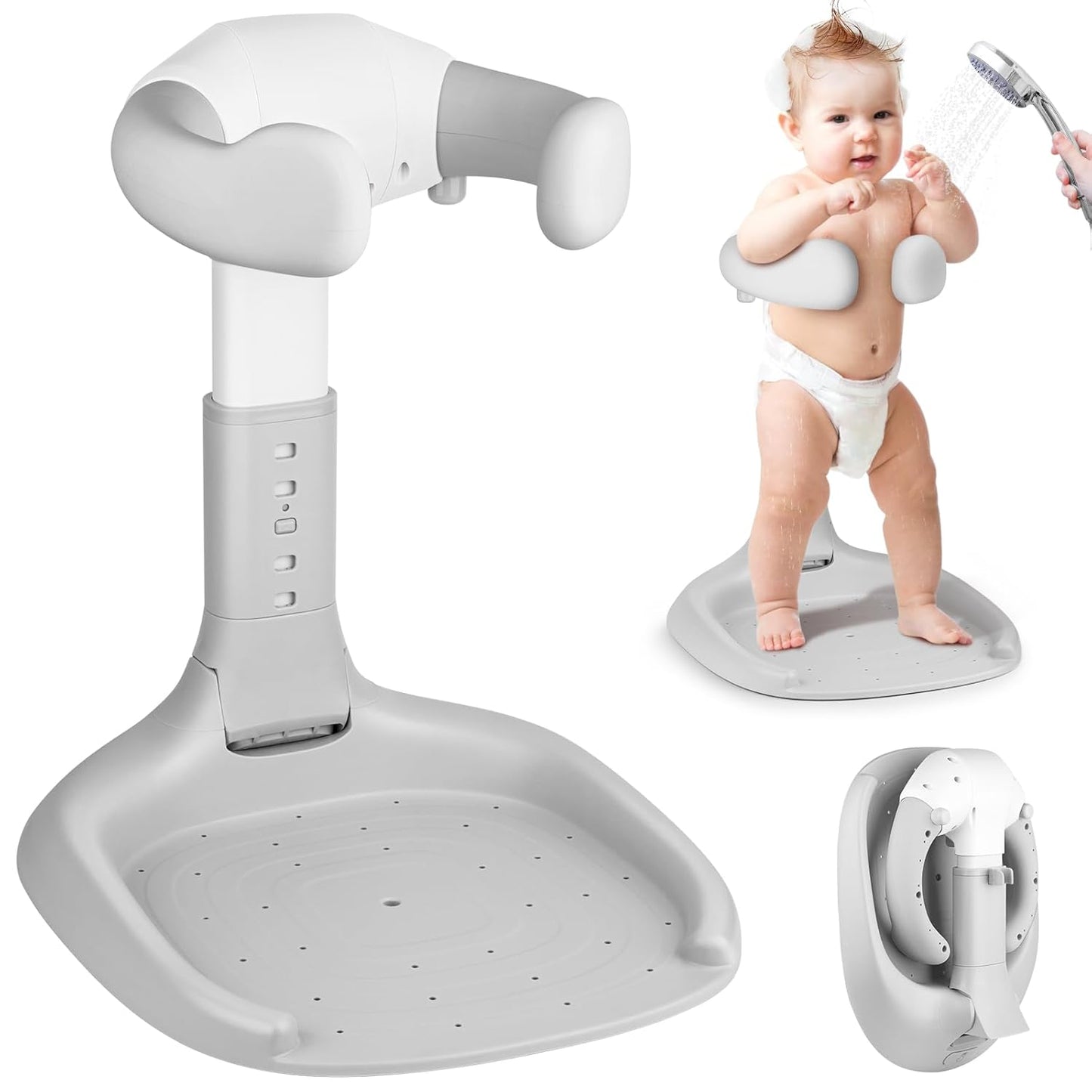 Foldable Baby Shower Stand for Safe and Comfortable Bathing