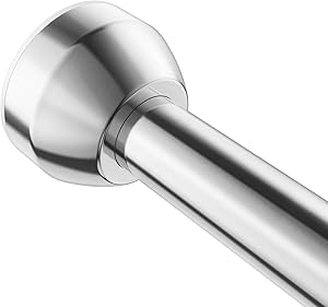 Adjustable Tension Shower Curtain Rod, 40-73 in, Premium Steel