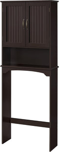 Over The Toilet Storage Cabinet with 2 Doors and Adjustable Shelf