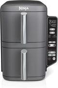 Ninja SL400 DoubleStack XL 2-Basket Air Fryer - Cooks 4 Foods at Once