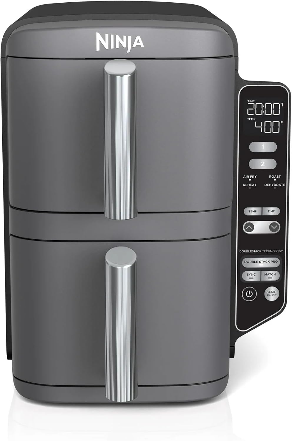 Ninja SL400 DoubleStack XL Air Fryer - Cook 4 Foods at Once!