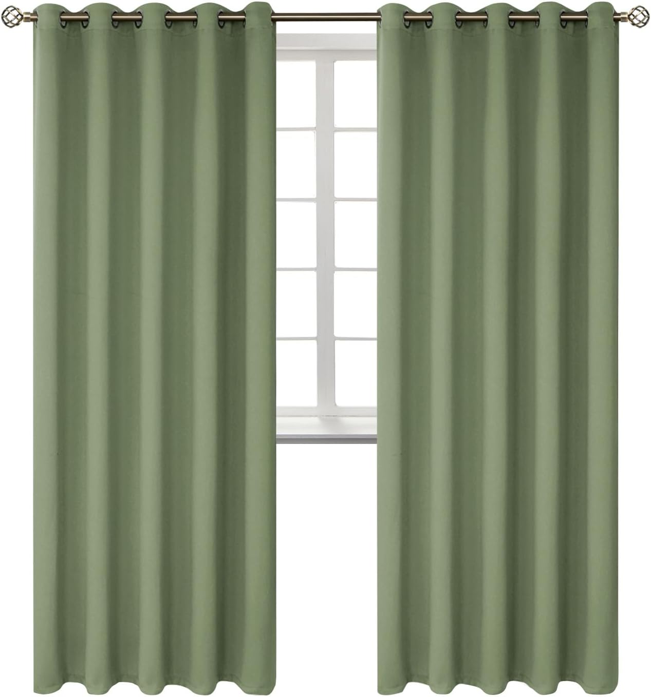 BGment Room Darkening Curtains for Bedroom - 84 Inch Grommet Drapes