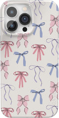 Casely iPhone 14 Pro Case Coquette Girlie - Pastel Bows, Slim
