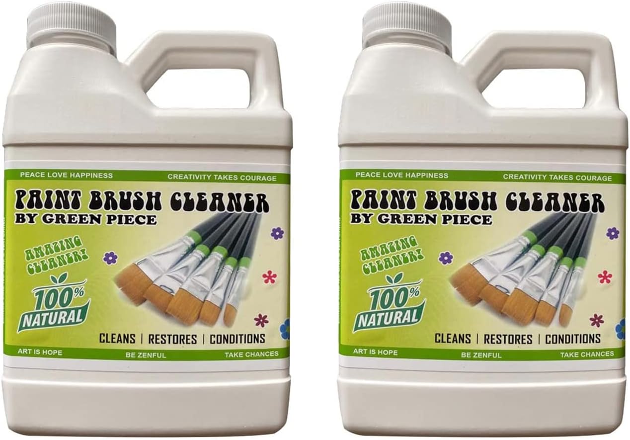 Green Piece Amazing Paint Brush Cleaner for All Paint Types