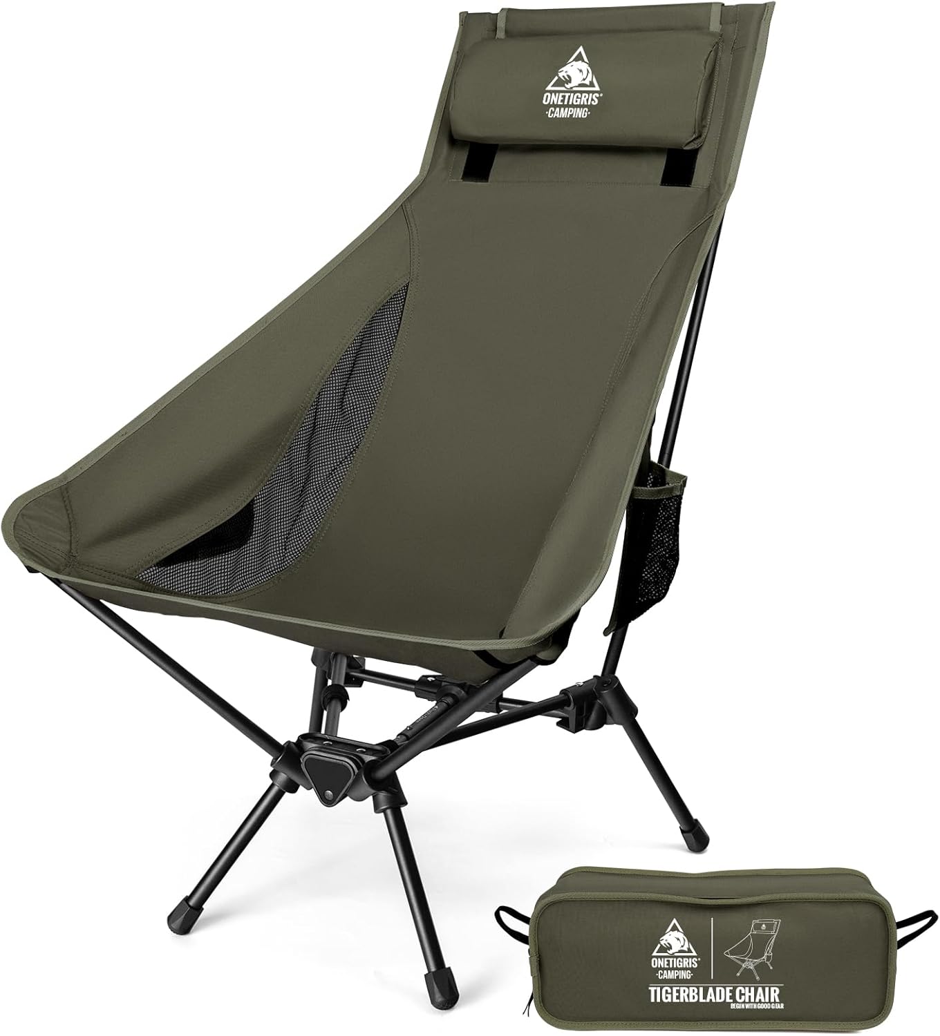 OneTigris Tigerblade High Back Camping Chair for Comfort