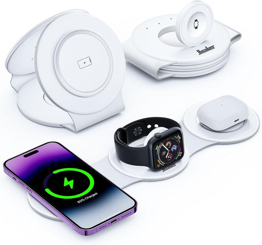 Hicober 3-in-1 Wireless Charger: Fast Charging Simplified!