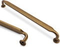7-1/2 in Cabinet Pulls Antique Brass 10 Pack - Solid Zinc Alloy