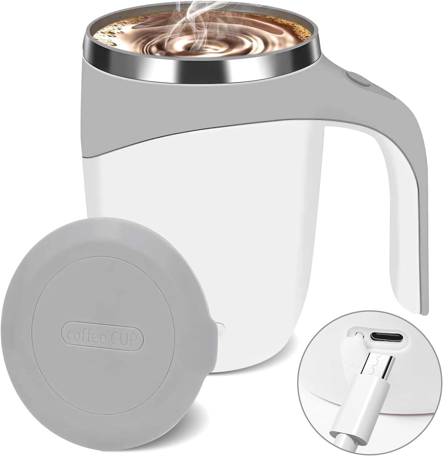 Rechargeable Self-Stirring Coffee Mug