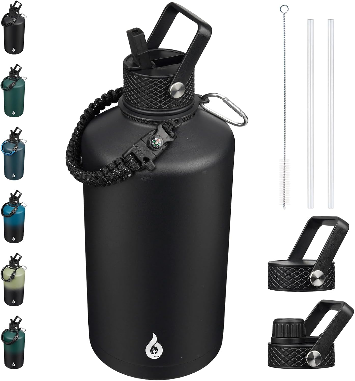 BJPKPK 1 Gallon Water Bottle with Straw Lid for All Occasions