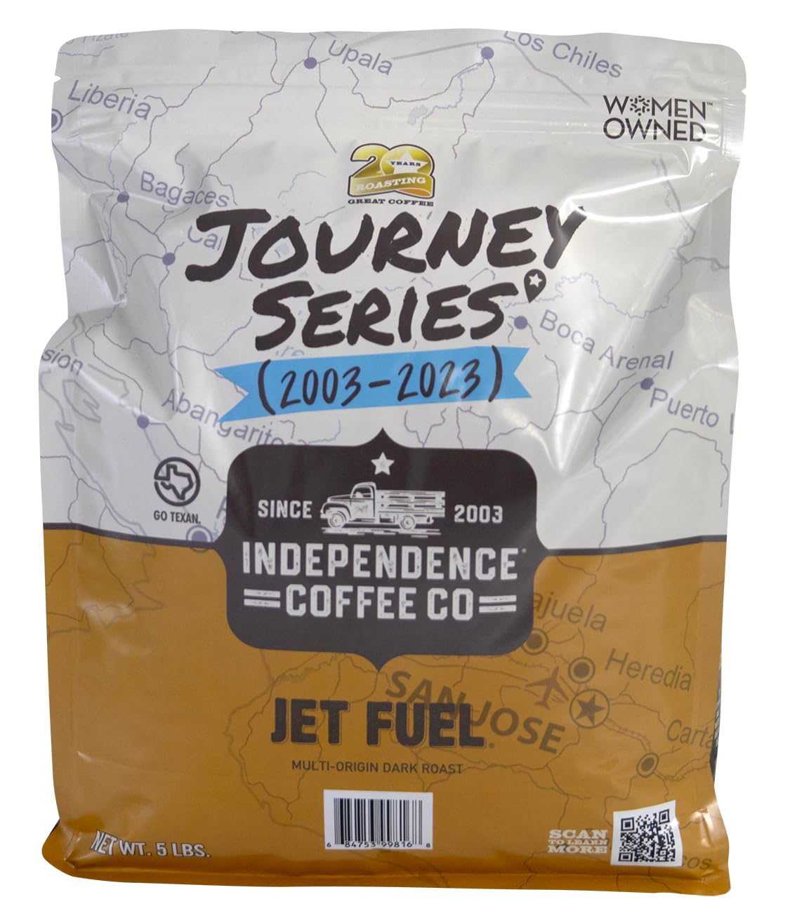Independence Coffee Co. Jet Fuel Dark Roast Whole Bean Coffee
