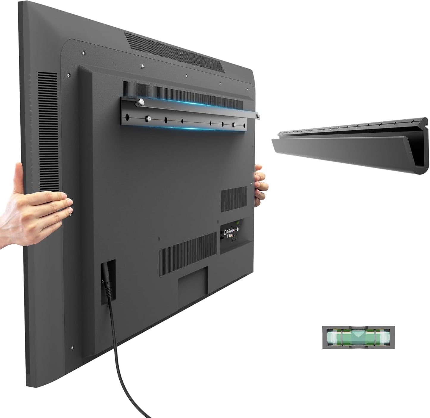 Stud-Free TV Mount for Easy Installation
