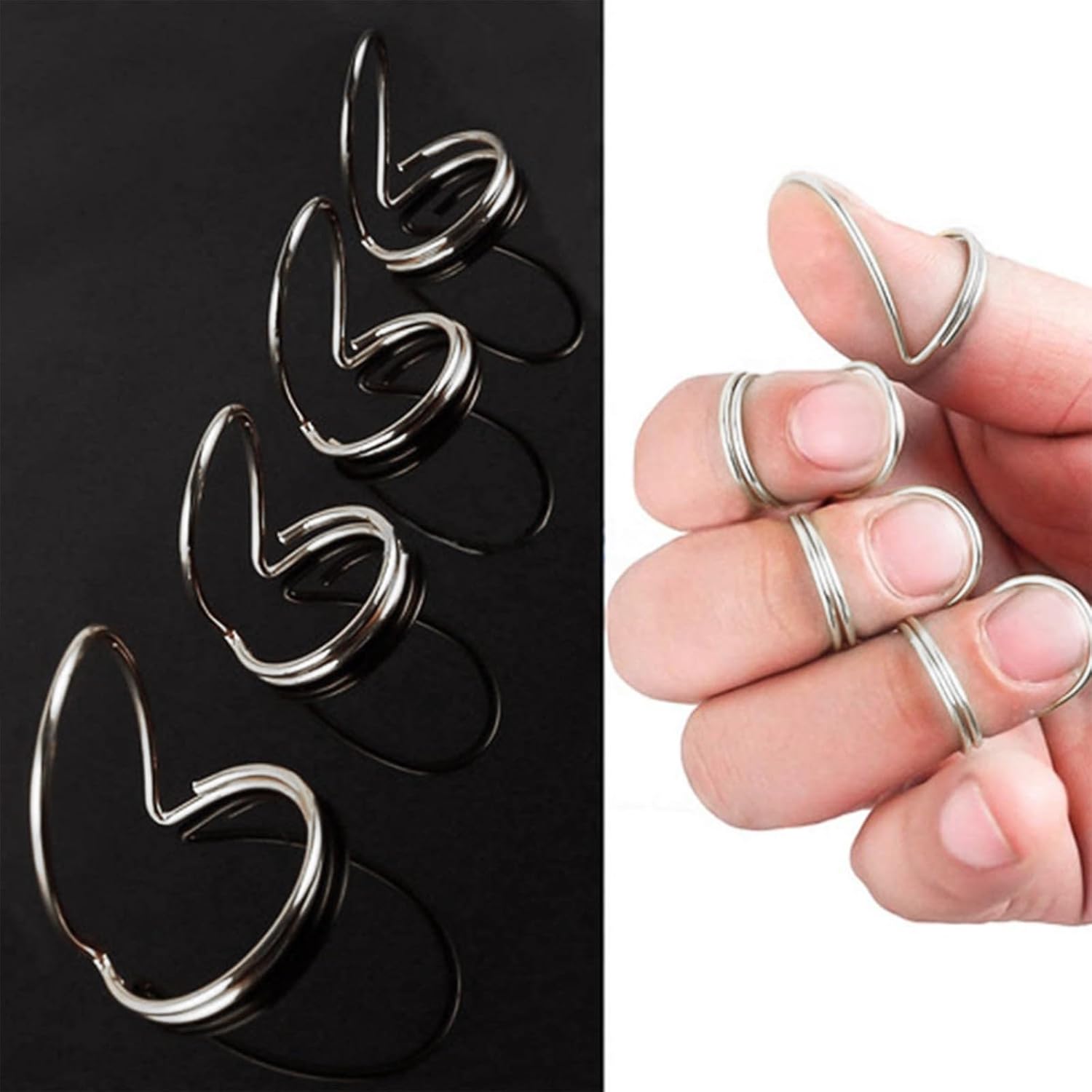 Adjustable Butterfly Finger Picks Set for Guitarists