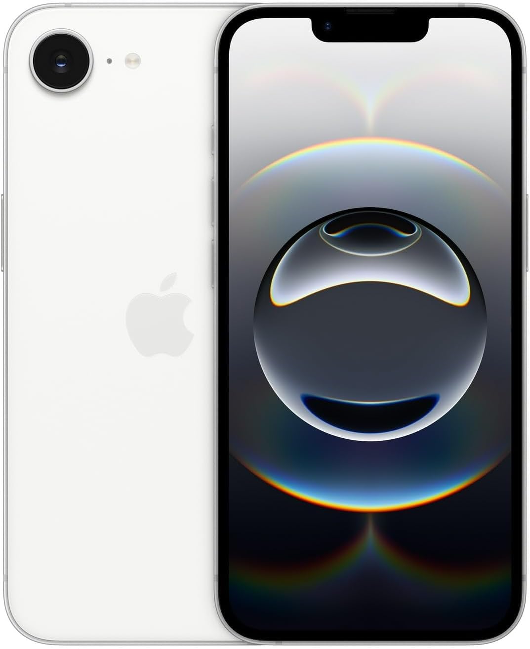 Apple iPhone 16e 256GB eSIM White Renewed Premium for AT&T