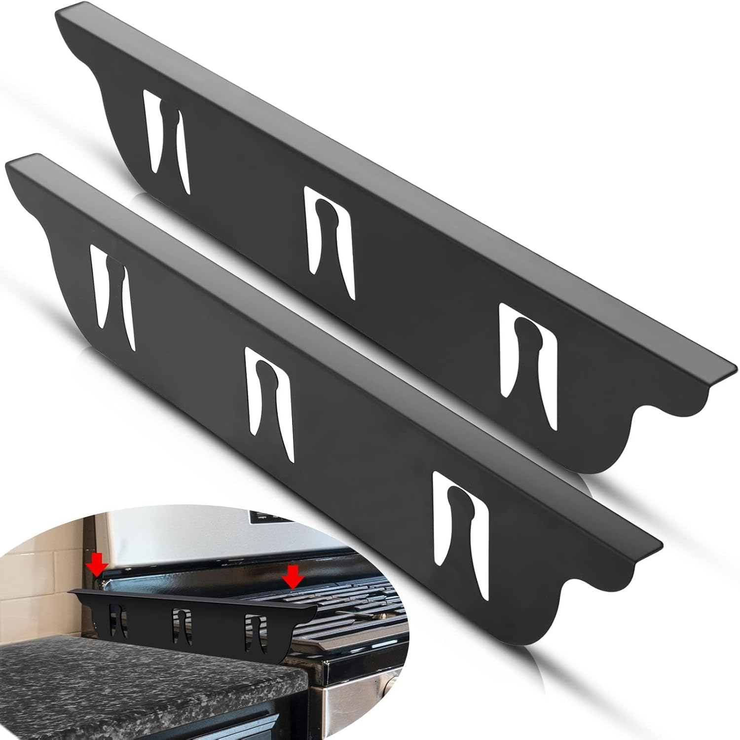 Stainless Steel Stove Gap Covers for a Clean Kitchen Experience