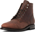 Captain Lace-up Boot for Men - Durable Leather Ankle Boot