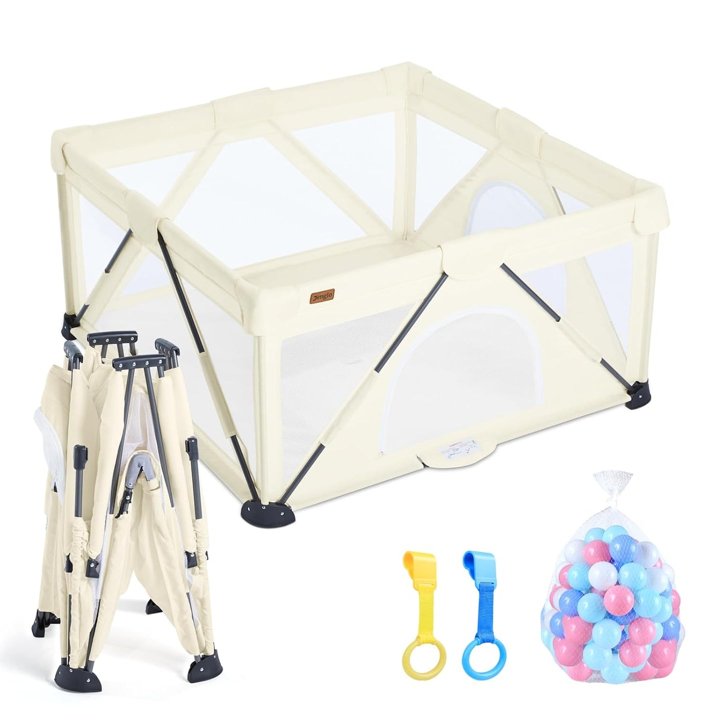 Baby Playpen Foldable for Toddlers - Portable Activity Center