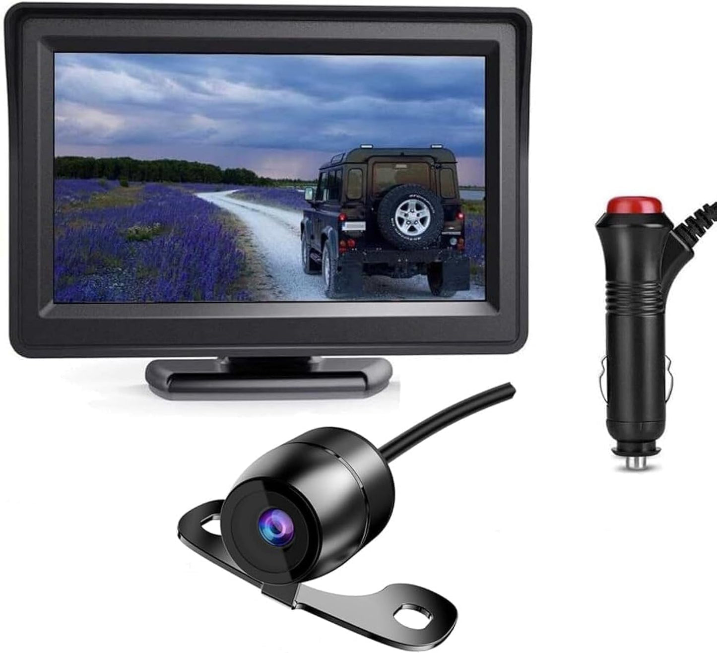 Backup Camera System with 4.3 Inch Monitor for Safe Parking