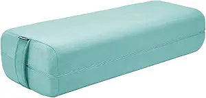 REEHUT Yoga Bolster Pillow for Comfortable Meditation and Support
